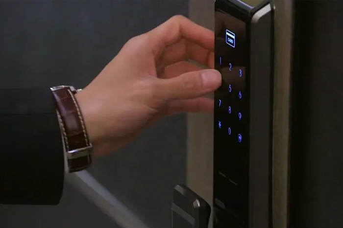 指紋密碼鎖開鎖